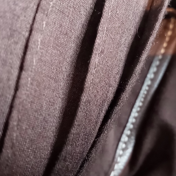 Sears- All Leather Shoulder Bag -Y2K/Bohemian/Minimalist- Brown - Picture 14 of 15